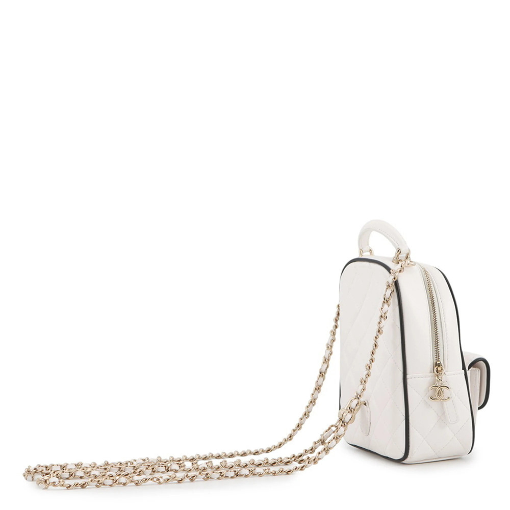 Chanel Matelassé Backpack with Coco Mark, Lambskin, AP3753, CHANEL 2-way Shou... - Picture 2 of 16